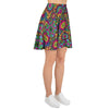 Trippy Psychedelic Floral Women's Skirt-grizzshop