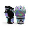 Trippy Psychedelic Holographic Print MMA Gloves-grizzshop