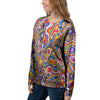 Trippy Rainbow Psychedelic Print Women's Sweatshirt-grizzshop