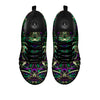 Trippy Smoke Psychedelic Print Black Sneaker-grizzshop