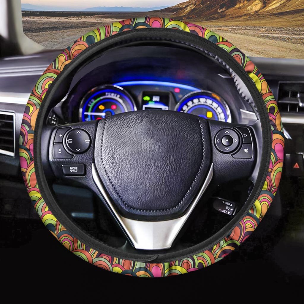 Trippy Steering Wheel Cover-grizzshop