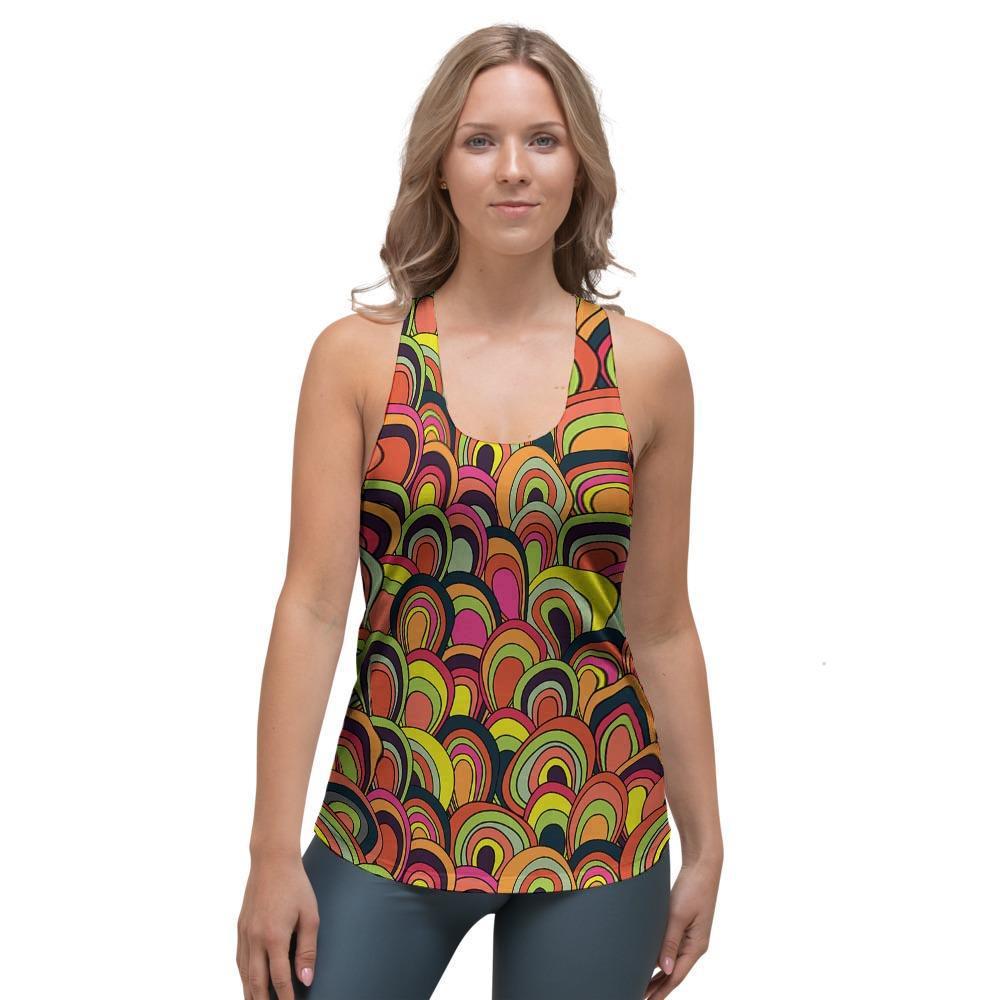 Trippy Women's Racerback Tank Top-grizzshop