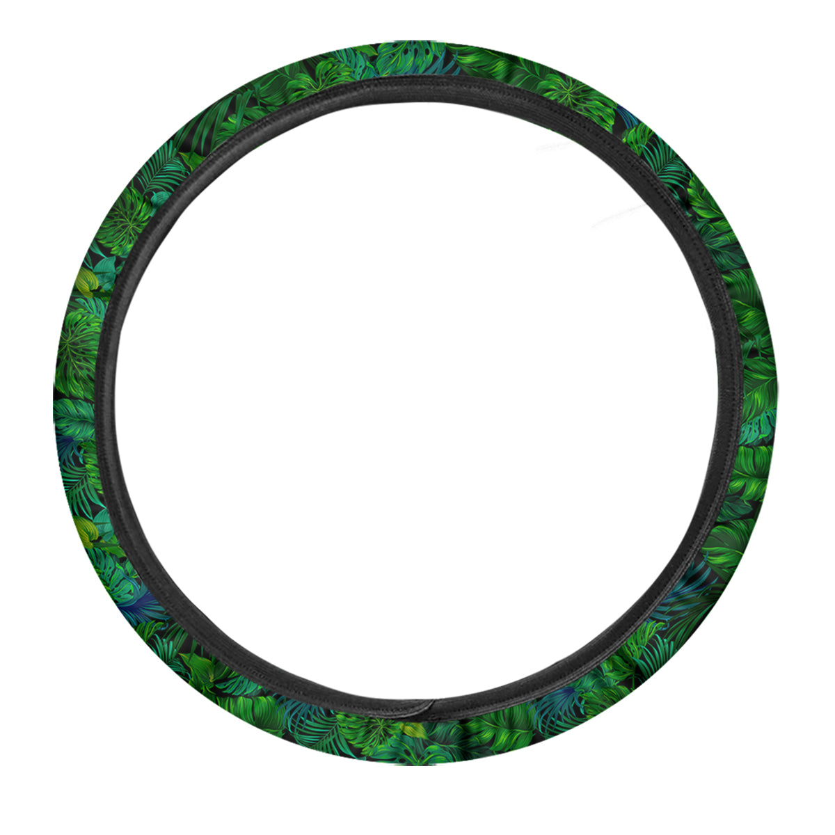 Tropical Aloha Hawaii Print Pattern Car Steering Wheel Cover-grizzshop