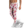 Tropical Banana Pink Print Pattern Men's Leggings-grizzshop