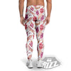 Tropical Banana Pink Print Pattern Men's Leggings-grizzshop