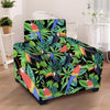 Tropical Bird Hawaiian Print Armchair Cover-grizzshop