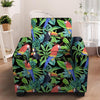 Tropical Bird Hawaiian Print Armchair Cover-grizzshop