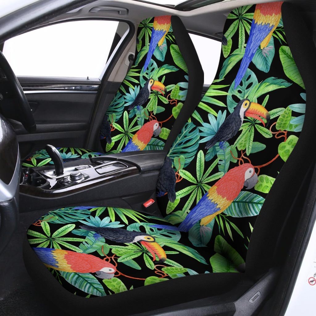 Tropical Bird Hawaiian Print Car Seat Covers-grizzshop