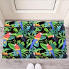 Tropical Bird Hawaiian Print Door Mat-grizzshop