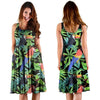 Tropical Bird Hawaiian Print Dress-grizzshop