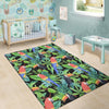 Tropical Bird Hawaiian Print Floor Mat-grizzshop