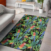 Tropical Bird Hawaiian Print Floor Mat-grizzshop