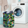 Tropical Bird Hawaiian Print Laundry Basket-grizzshop