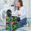 Tropical Bird Hawaiian Print Laundry Basket-grizzshop