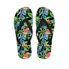 Tropical Bird Hawaiian Print Men's Flip Flops-grizzshop