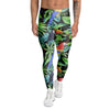 Tropical Bird Hawaiian Print Men's Leggings-grizzshop