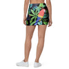 Tropical Bird Hawaiian Print Mini Skirt-grizzshop