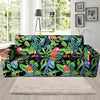 Tropical Bird Hawaiian Print Sofa Cover-grizzshop