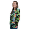 Tropical Bird Hawaiian Print Women's Hoodie-grizzshop