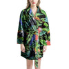 Tropical Bird Hawaiian Print Women's Robe-grizzshop