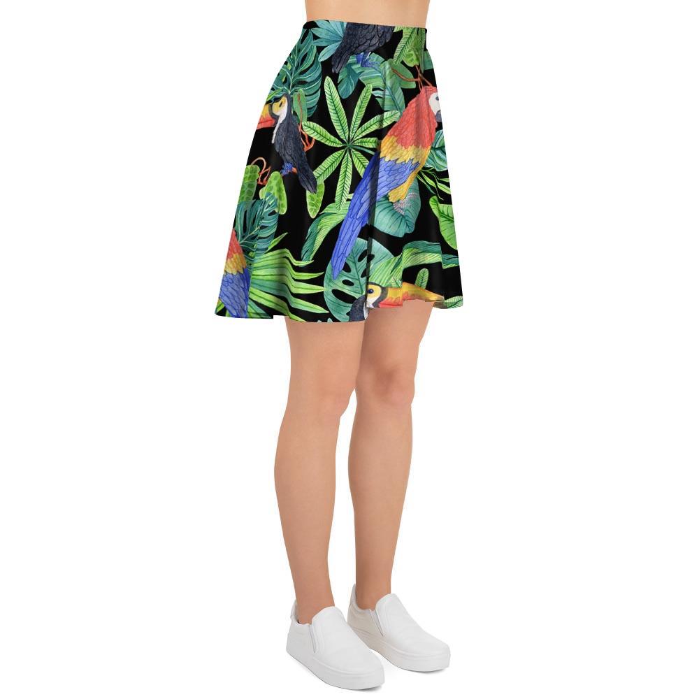 Tropical Bird Hawaiian Print Women's Skirt-grizzshop