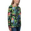 Tropical Bird Hawaiian Print Women's Sweatshirt-grizzshop