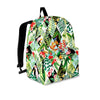 Tropical Bird Patchwork Print Backpack-grizzshop