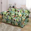 Tropical Bird Patchwork Print Loveseat Cover-grizzshop