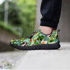 Tropical Bird Patchwork Print Men's Sneakers-grizzshop