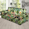 Tropical Bird Patchwork Print Sofa Cover-grizzshop