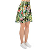 Tropical Bird Patchwork Print Women's Skirt-grizzshop