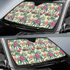 Tropical Elephant Print Car Sun Shade-grizzshop