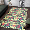 Tropical Elephant Print Floor Mat-grizzshop