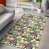 Tropical Elephant Print Floor Mat-grizzshop