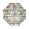 Tropical Elephant Print Foldable Umbrella-grizzshop