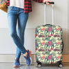 Tropical Elephant Print Luggage Cover Protector-grizzshop