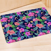 Tropical Exotic Flowers Hibiscus Hawaiian Print Door Mat-grizzshop