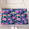 Tropical Exotic Flowers Hibiscus Hawaiian Print Door Mat-grizzshop