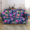 Tropical Exotic Flowers Hibiscus Hawaiian Print Loveseat Cover-grizzshop