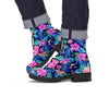 Tropical Exotic Flowers Hibiscus Hawaiian Print Men's Boots-grizzshop