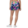 Tropical Exotic Flowers Hibiscus Hawaiian Print Mini Skirt-grizzshop