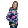 Tropical Exotic Flowers Hibiscus Hawaiian Print Women's Hoodie-grizzshop