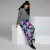 Tropical Exotic Flowers Hibiscus Hawaiian Print Women's Joggers-grizzshop