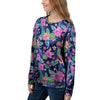 Tropical Exotic Flowers Hibiscus Hawaiian Print Women's Sweatshirt-grizzshop