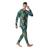 Tropical Exotic Hawaii Art Print Pattern Men's Pajamas-grizzshop