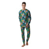 Tropical Exotic Hawaii Art Print Pattern Men's Pajamas-grizzshop