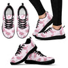 Tropical Flamingo Hawaiian Floral Pattern Print Black Sneaker Shoes For Men Women-grizzshop