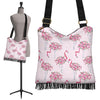 Tropical Flamingo Hawaiian Floral Pattern Print Crossbody Bags-grizzshop