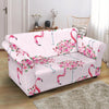 Tropical Flamingo Hawaiian Floral Pattern Print Loveseat Cover-grizzshop