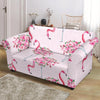 Tropical Flamingo Hawaiian Floral Pattern Print Loveseat Cover-grizzshop